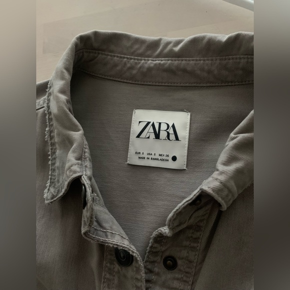 ZARA OVER SIZE SHIRTS SIZE S - Picture 2 of 5